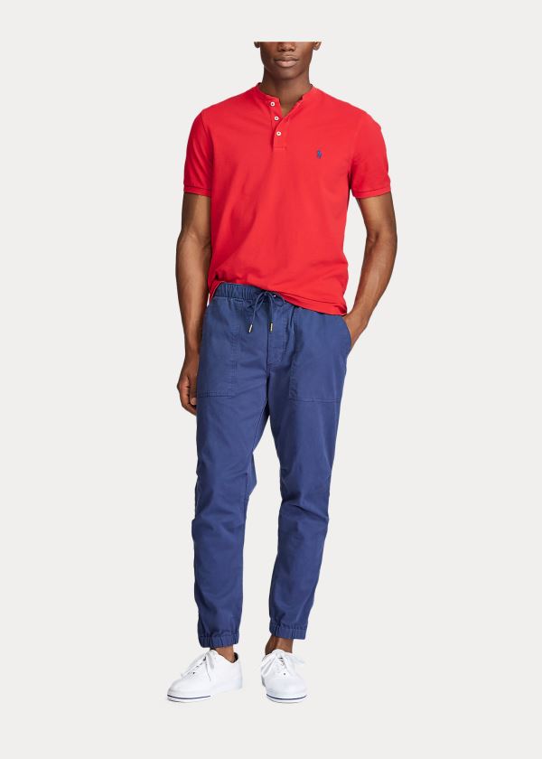 Henley Polo Ralph Lauren Featherweight Mesh Homem 90154-NUHT